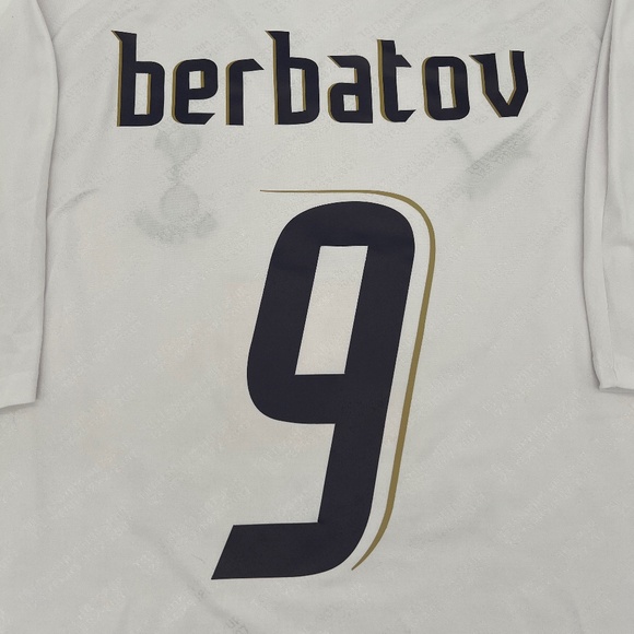 Berbatov #9 Tottenham 2007/2008 Home ORIGINAL Puma VTG Rare Soccer